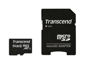 TRANSCEND Premium 64GB microSDXC UHS-I