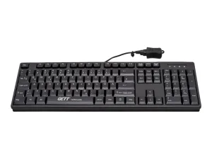 Gett TKL-105-GCQ-IP68-Kgeh-Black-USB-DE