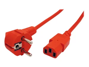ROLINE Netzkabel gerade IEC-Buchse 1,8m