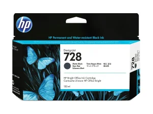 HP 728 130-ml Matte Black DesignJet Ink