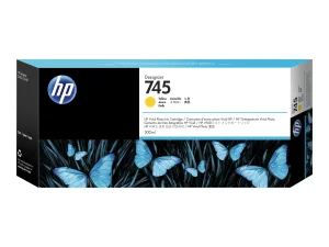 HP 745 Tintenpatrone Gelb 300 ml