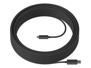 LOGI STRONG USB 3.1 CABLE 10m - GRAPHITE