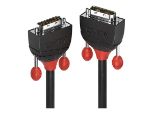 LINDY 3m DVI-D Single Link Kabel Black