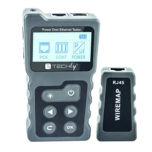 TECHLY Professioneller PoE RJ45 Tester