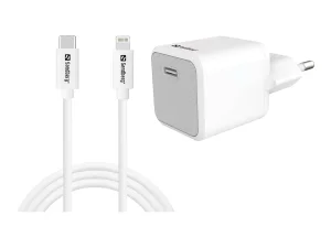 SANDBERG USB-C AC Charger 20W +Lightning