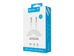 SANDBERG USB-C-C USB 3.2 Gen2 100W 3m