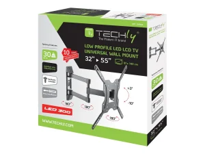 TECHLY Wandhalterung fuer LCD TV SCHWARZ