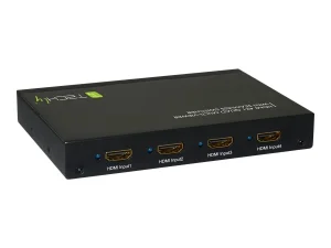 TECHLY HDMI Switch 4x1 Quad Multi Viewer