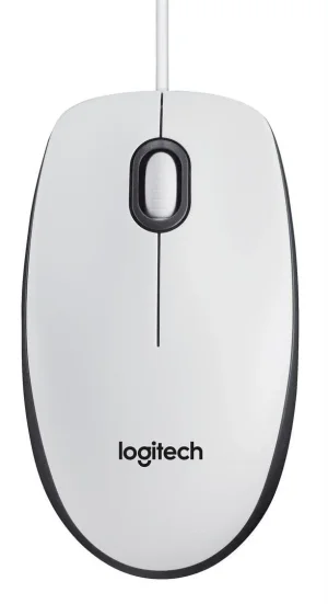 Logitech Mouse B100 Optical White