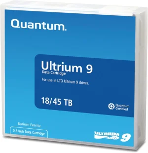 Cartridge Quantum LTO9 18/45TB pre-labeled random labels included