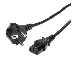 VALUE Netzkabel gerade IEC-Buchse 1,8m