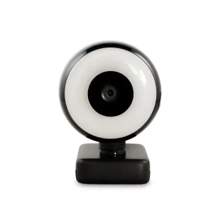 WEMISS CM-A2 Stream Series with Ring Light Full HD Webcam with 1/3"-CMOS Sensor  black