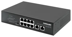 INT 8-Port Gigabit PoE+ Switch 2xRJ45