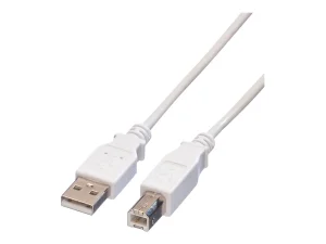 VALUE USB 2.0 Kabel Typ A-B weiss 4,5m