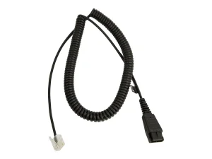 JABRA QD Cord to RJ45 coiled 0.5-2m
