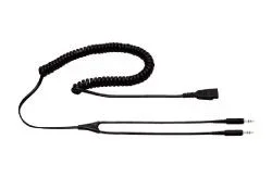 VXI Kabel QD1030-G, QD auf 2x 3, 5mm Klinke