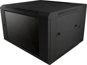 ALLNET 19" Wandgehäuse, 15HE, 2-teilig, T600mm, Schwarz, SMB-Serie,