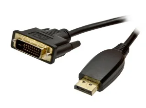 Kabel Video DisplayPort 1.1 => DVI-D 24+1, ST/ST, 3m, Full HD 1920*1080@60hz, Synergy21,