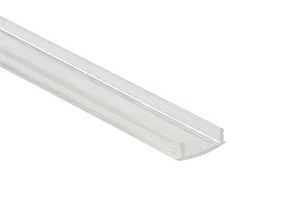 Synergy 21 LED U-Profil zub ALU001-R PMMA clear diffusor/cover + ALU002-R, ALU003, ALU004, ALU007-R, ALU021, ALU024, ALU084 , Kunststoffabdeckung klar