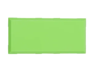 ALLNET Brick’R’knowledge Kunststoffschale 2x1 grün oben und unten 10er Pack