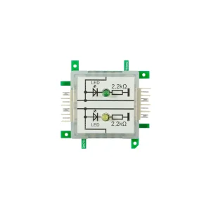 ALLNET Brick’R’knowledge Dual GPIO-Monitoring LED 3mm - mit Masse