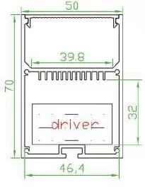 Synergy 21 LED U-Profil 200cm, ALU052