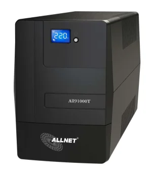 ALLNET USV 1000VA Line-Interactive, USB, LCD-Display,