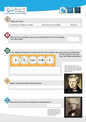 ALLNET Brick'R'knowledge Übungsheft Aufgabenteil Basics 10er Pack