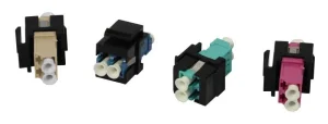 Keystone, Modul, Aufnahme für LWL-Kupplungen(LC), schwarz, Synergy 21,