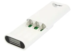 ALLNET Powerbank 18650 3,7V 3er-Gehäuse " weiß" ALL-PB103
