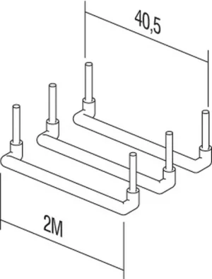 TEM Serie Modul Sets LINK WIRE SET3x2,5mm2 2M 3x10/