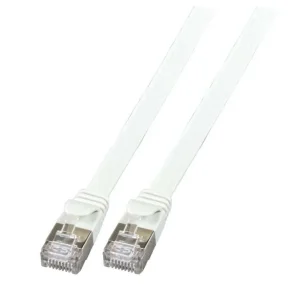 Patchkabel RJ45, CAT6A 500Mhz, 1.5m, grau U/FTP flach,