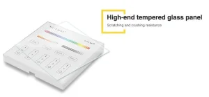 Synergy 21 LED Fernbedienung Smart Panel RGB-WW (RGB-CCT) 4 Zonen *Milight/Miboxer*