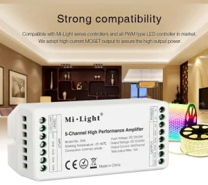 Synergy 21 LED Controller 5-Channel Amplifier *Milight/Miboxer*