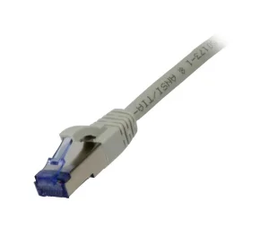 Patchkabel RJ45, CAT6A 500Mhz, 1.5m, grau, S-STP(S/FTP), Komponent getestet(GHMT certified), AWG26, Synergy 21