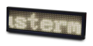 ALLNET Namensschild elektronisch programmierbar Seriell - Farbe weiss