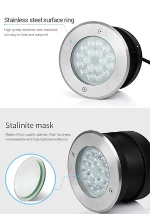 Synergy 21 LED Subordinate Bodeneinbaustrahler 9W RGB+CCT mit Funk und WLAN *Milight/Miboxer*