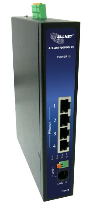 ALLNET ISP Bridge Modem VDSL2 mit Vectoring Industrial IP30 VDSL2V " ALL-BMI100VDSL2V"