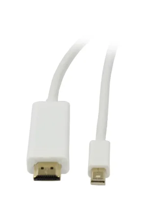 Kabel Video DisplayPort mini 1.2 => HDMI 2.0, ST/ST, 1.5m, Ultra HD 4K@60hz 4:4:4, 8 Bit HDR, Synergy 21