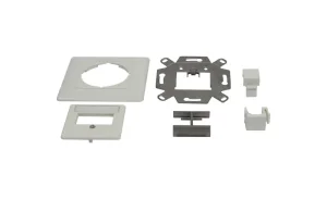 Keystone, Modulträger, UP Dosen für 2xTP-Modul, Reinweiss, 180Grad, Synergy 21,