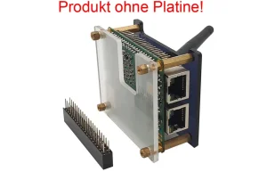 Rock Pi E zbh. DEVELOPERS PACKAGE Gehäuse mit Antenne und Steckleiste