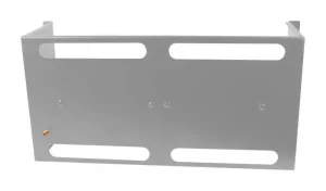 ALLNET 19" zbh. Gerätehalter für Hutschiene/DIN-Rail Geräte, T150mm/5HE, Lichtgrau, Frontmontage,