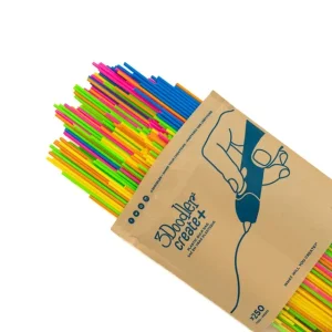 3Doodler Filament / Create+ & Pro+ / 250 / PLA / neongrün, neongelb, neonpink, neonorange, blau / " Neon Sunset Mix"