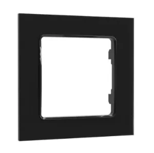 Shelly · Unterputz Zubehör · " Wall Frame 1" · Wandtaster Rahmen · 1-fach · Schwarz