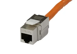Keystone, Modul, TP-Buchse(RJ45), CAT6A, 500MHz, Slim-line/Komponent getestet, Synergy 21,