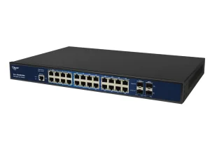 ALLNET Switch full managed 26 Port Gigabit / 22x LAN / 4x SFP / Lüfterlos / 19" / " ALL-SG8626M"