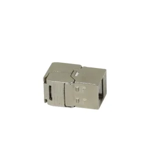 Keystone, Modul, TP-Buchse(RJ45), CAT6A, 500MHz, Short, mit Kabelklemme, Synergy 21,
