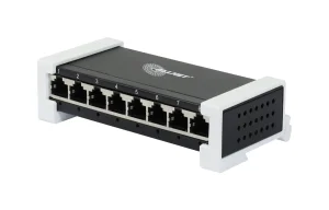 ALLNET Switch unmanaged Layer2 8 Port • 8x 1GbE • Lüfterlos • inkl. DIN-Halter