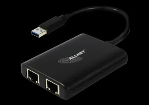 ALLNET USB 3.0 Typ-A Netzwerk Adapter 2x + 1x USB 3.0 Hub ALL-NC-2G-102-USB-A " ALLTRAVEL*
