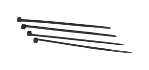 ALLNET 19" zbh. Kabelbinder, L160xB2,6mm, 100er Pack, Schwarz, UV-Beständig, Synergy 21